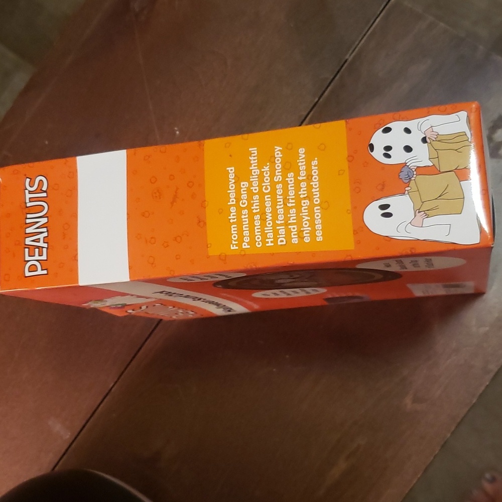 NEW IN BOX Vintage Peanuts Halloween sound clock - Picture 4 of 6